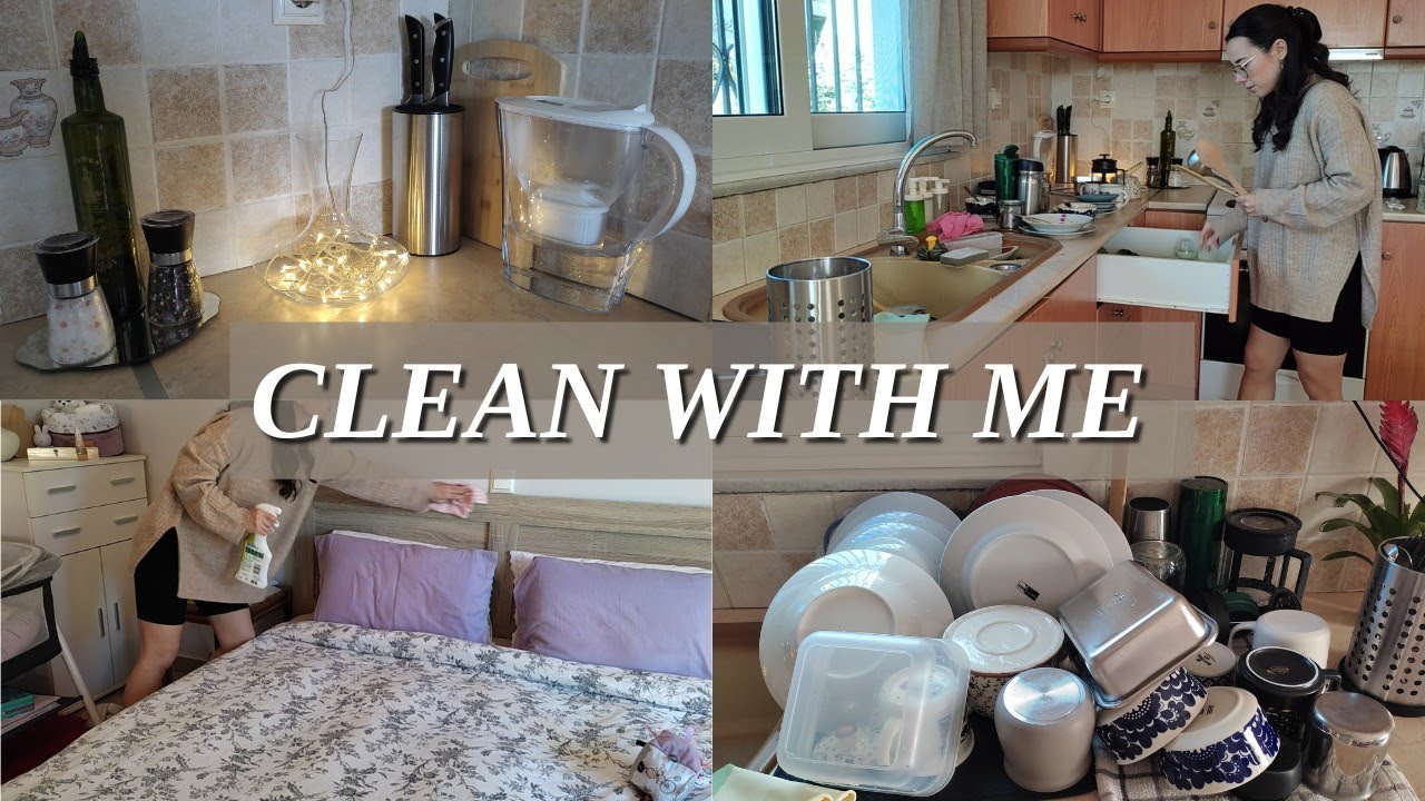 CLEAN WITH ME 🫧 cleaning motivation, καθαριότητα σπιτιού | Jane Pap