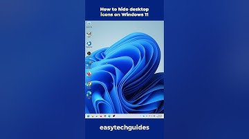 How to hide desktop icons on Windows 11