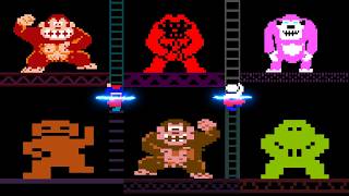Donkey Kong, But The Last Ladder Changes The Version