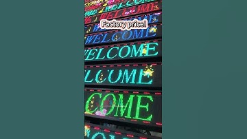 📷 Catch Eyes INSTANTLY with P5 Full-Color LED Scrolling Sign! 📷