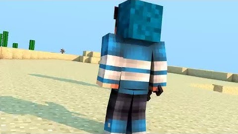 Free Minecraft Intro Template - C4D , AE  by ME