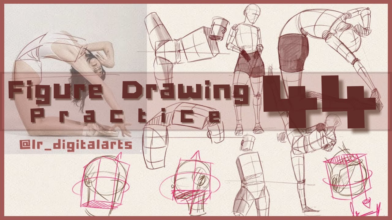 Figure drawing | Drawing practice 44 | Gesture drawing - YouTube