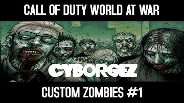 CoD:WaW - Zombie rapee train - custom zombies - part 1 w/ Cyborgez