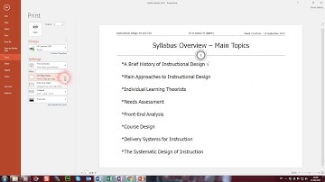 PowerPoint 2016: Printing Slide Handouts