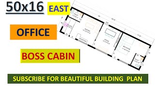 50X16 FEET OFFICE DESIGN II BOSS CABIN