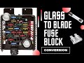 Glass fuse to blade fuse conversion in 1955 chevy truck