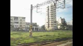 20120108:138次(高雄-經山線-七堵,PPE1000)自強號,自強特快,窗景:新營站通過!