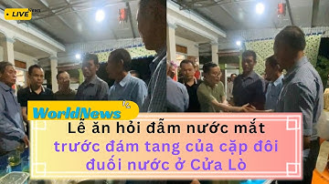 Lễ ăn hỏi đẫm nước mắt trước đám tang của cặp đôi đuối nước ở Cửa Lò #tintuc #news #worldnews
