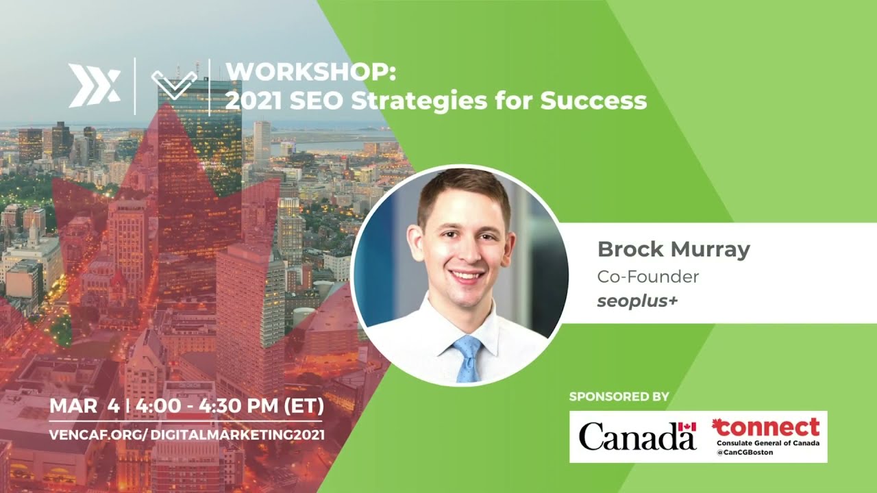 SEO Strategies for Success 2021 | Brock Murray, Co-Founder and SEO Expert at seoplus+