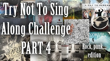 Emo Try Not To Sing Along Challenge PART 4