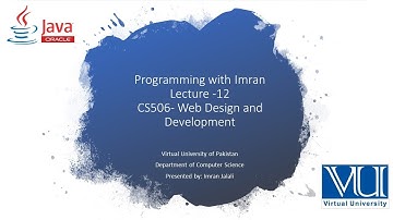 CS506 Lecture 12: More Examples of Handling Events