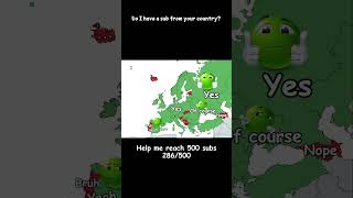 Do I have a sub from your country? Part 10 #countries #map #subscribe #mapper #mapping #eu #part10