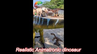 head rotation life size animatronic dinosaurs simulation hadrosauridae