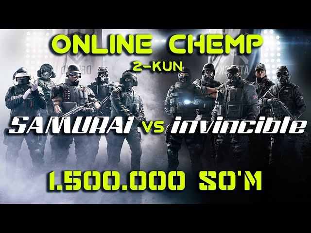 STRIKE.UZ ONLINE CHEMP SAMURAI vs INVINCIBLE class=