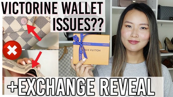 REVIEW] 'LV Wallet Victorine Damier Ebene Wallet from Bag_Wallet, DHGate  (no known factory) : r/WagoonLadies