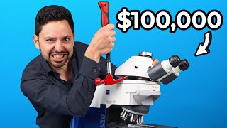 Opening a $100,000 Microscope to Show How it Works