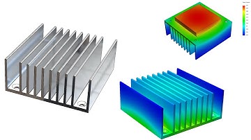 SolidWorks Tutorial #023: cpu heatsink with thermal heat simulation