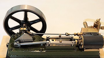 Stuart S50 Horizontal Steam Engine Running on Compressed Air