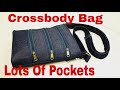 Diy designer crossbody bag with lots of pockets by anamika mishra