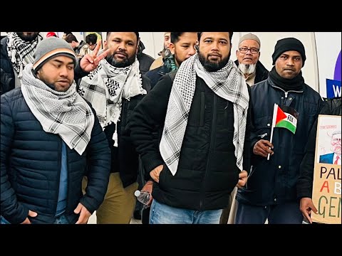 YouTube Bangla protest for Palestine from London