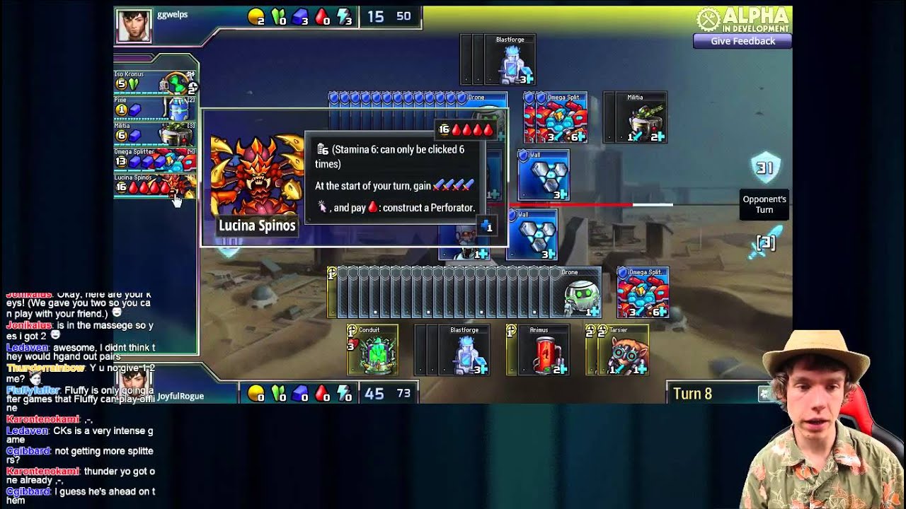 Prismata - Strategy CCG - multiplayer PvP match (first impressions of beta gameplay, not review)