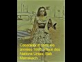   casablanca dans les annes 1950 place des nations unies bab marrakech