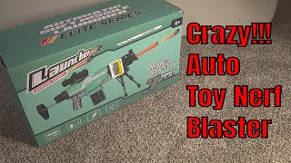Toy Nerf Blaster With Auto Blast, Unboxing screenshot 3