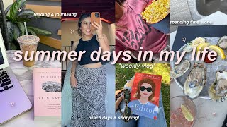 living alone vlog productive summer days, spending time alone, shopping & going out!