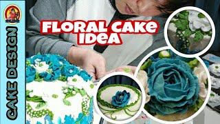 Buttercream Floral Cake Idea / Cake Tutorial