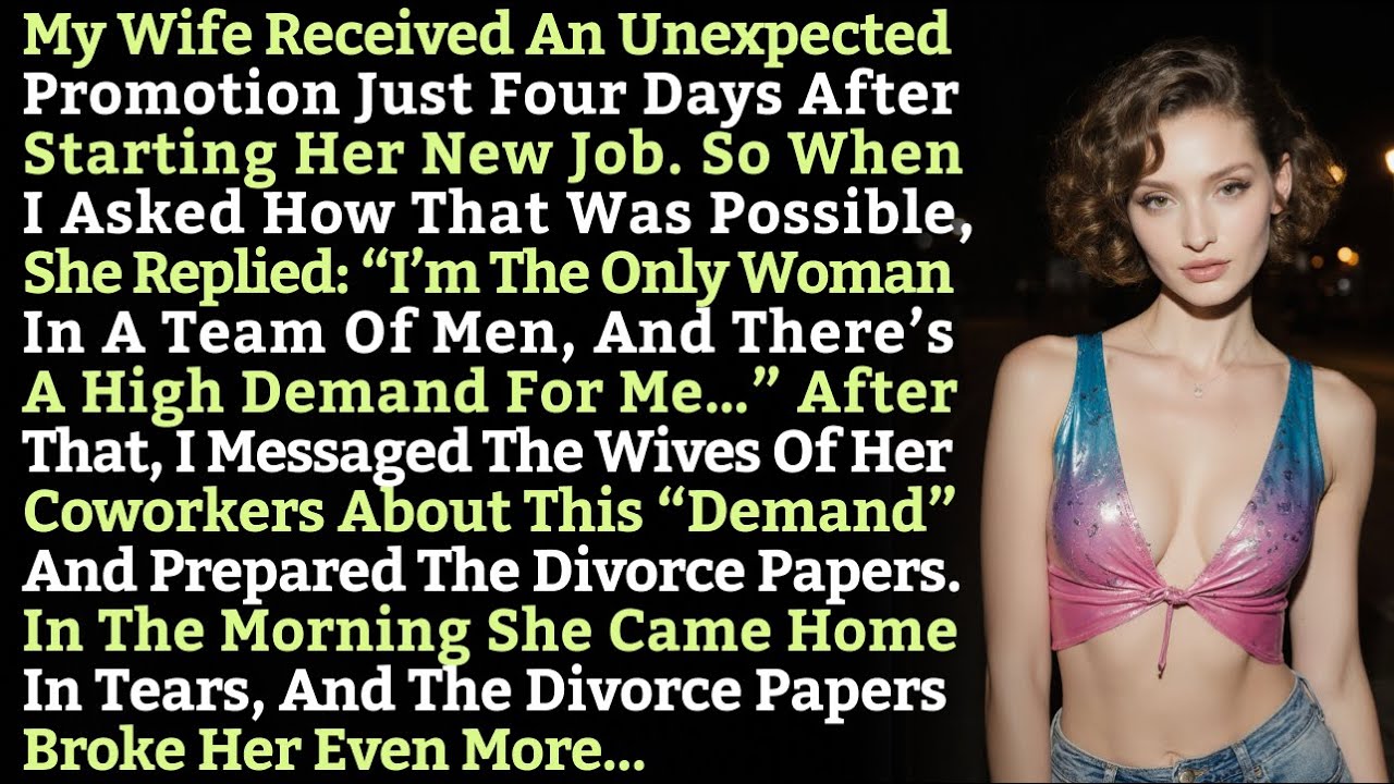 Моя жена получила неожиданное повышение всего через четыре дня после выхода на новую работу. Когд...