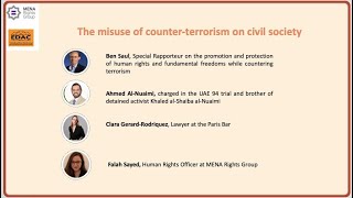 Details The misuse of counter-terrorism on civil society Update