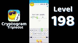 Cryptogram Tripledot Level 198 Answer | SolutionGuruji