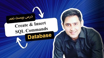 29 - آموزش ساخت جدول و درج اطلاعات |  Creating Tables and Inserting Data in SQL