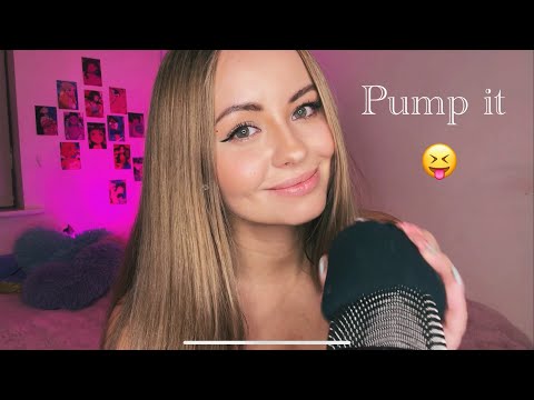 ASMR ~ Aggressive mic pumping with mouth sounds