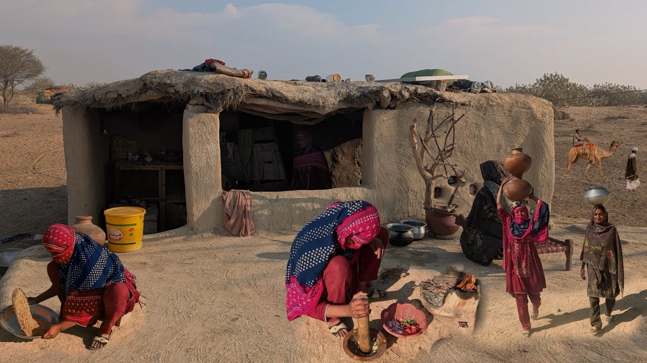Unseen Women | Village Life Pakistan  | Old Culture Village Life | Traditional Cooking In Cholistan