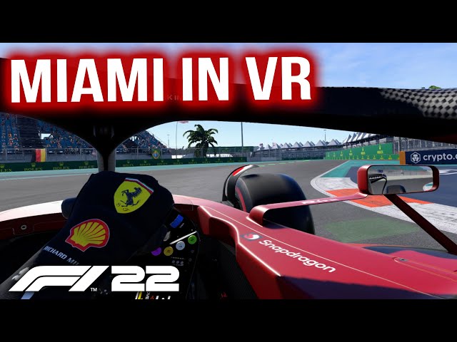 Here's how F1 22 performs in VR