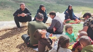 Nomadic Bonds: A Heartwarming Family Gathering in the Wilderness🏕️🍃