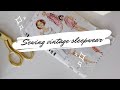 Making vintage sleepwear | Following a vintage sewing pattern