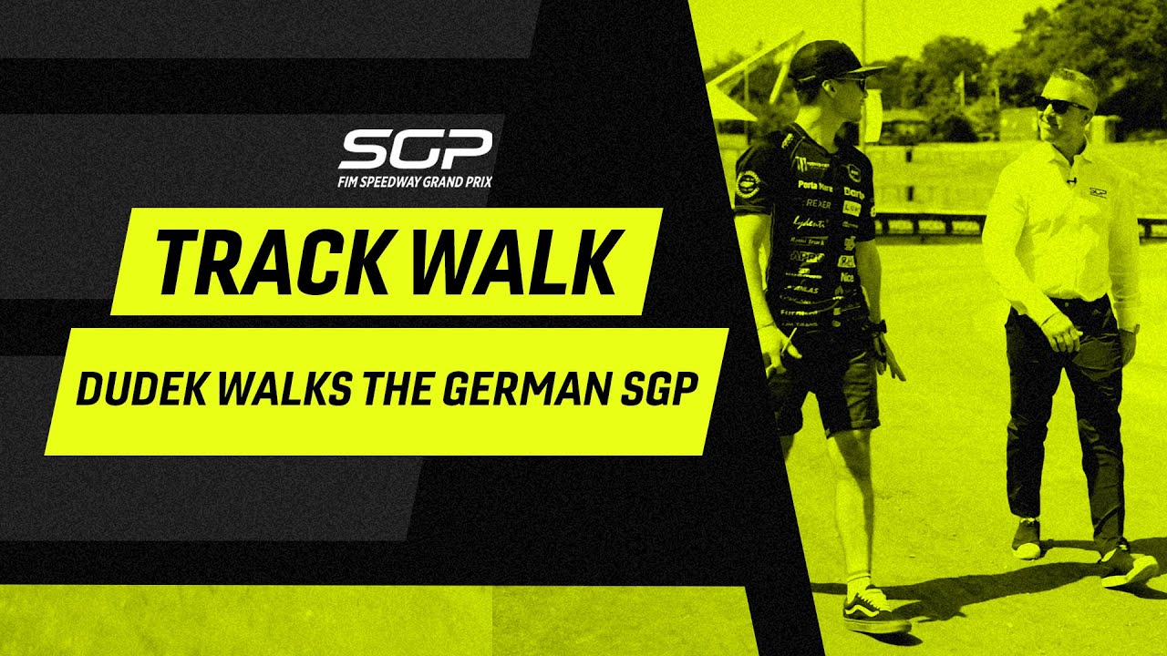 Patryk Dudek Track Walk🚶#GermanSGP | FIM Speedway Grand Prix