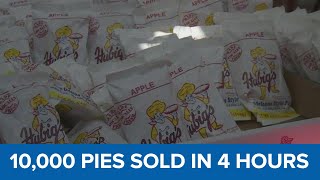 On its first day back, Hubig's Pies sells 10,000 pies in four hours