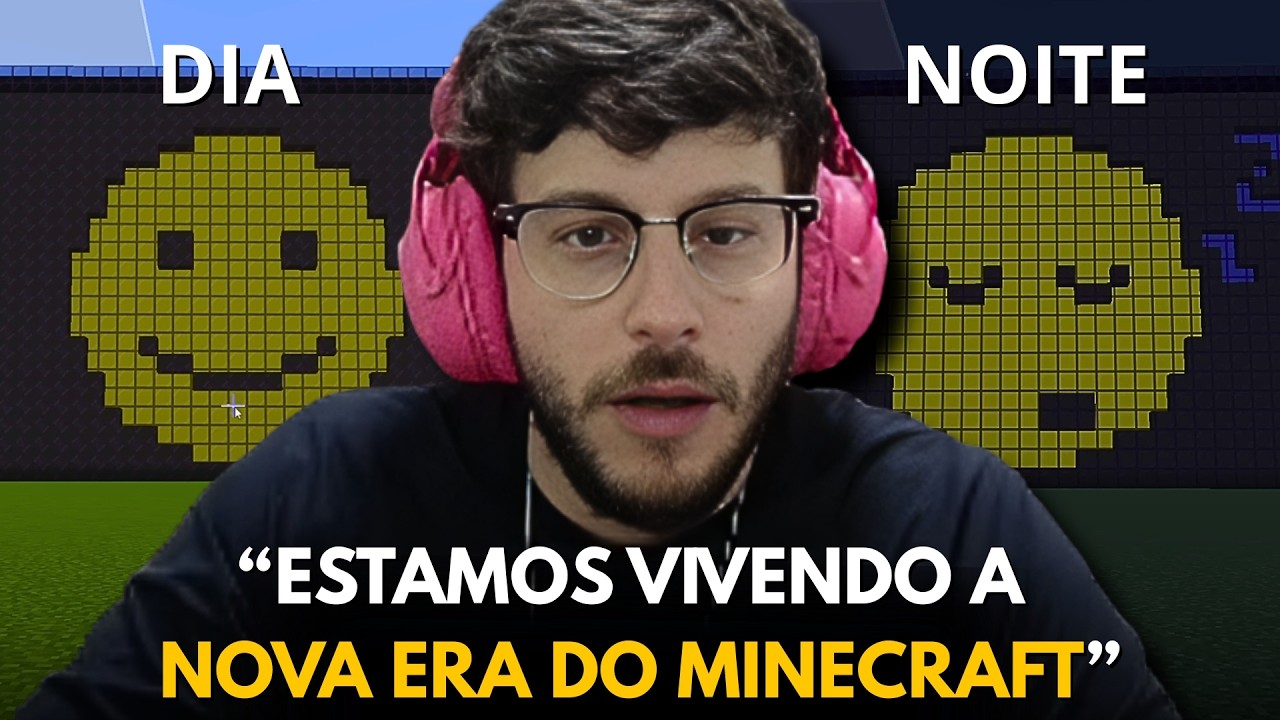 🚨AGORA O VINICCIUS13 FOI LONGE DEMAIS, ELE CRIOU OS LEDS ANIMADOS NO MINECRAFT! GREVTHAR REAGE