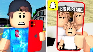I Troll the WRONG PARENTS With Roblox Snapchat..