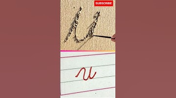 How to write small case letter 