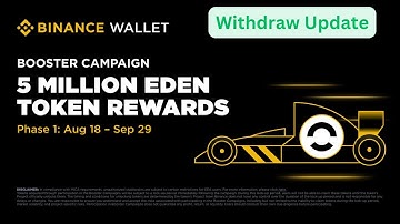 Binance Wallet OpenEden Booster Campaign (Withdraw Update): Withdraw your assets from OpenEden Vault
