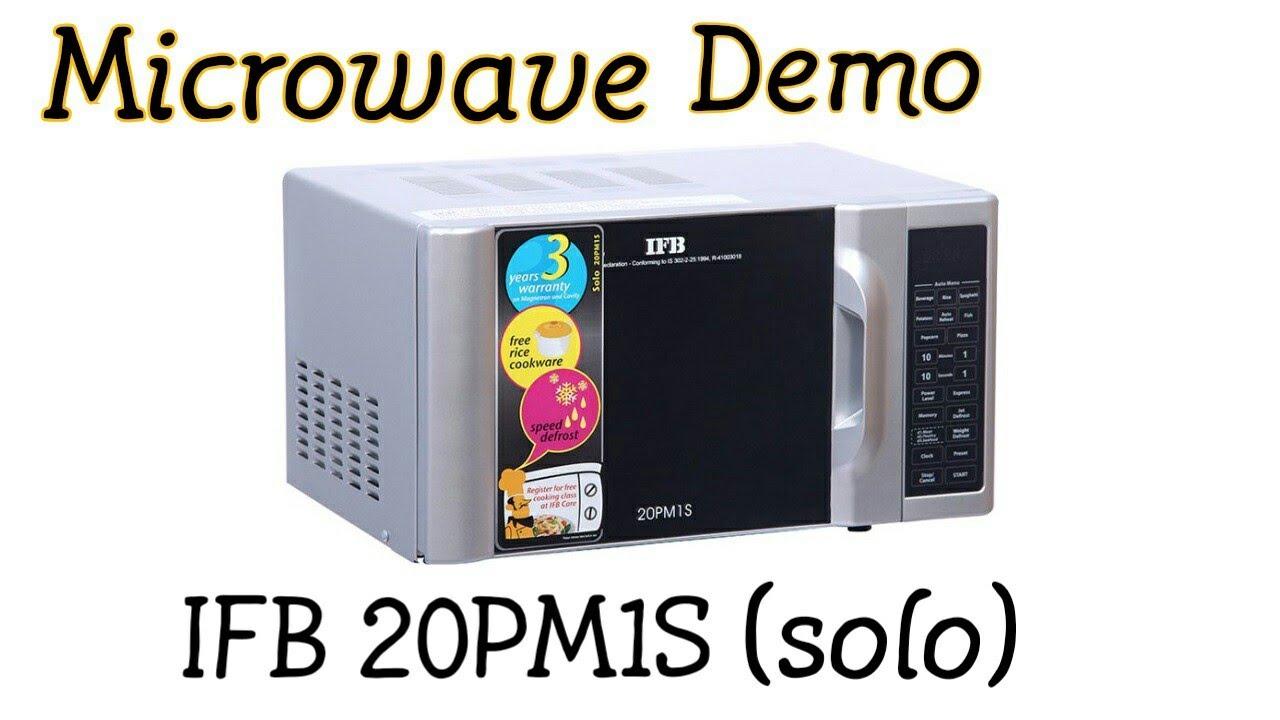 Microwave Demo IFB 20PM1S Electro Mall YouTube