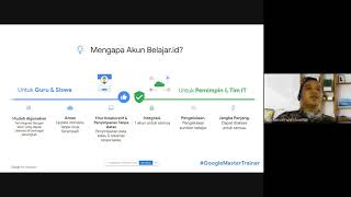 Pelatihan Belajar dari Mana Saja dengan G Suite for Education Hari Pertama