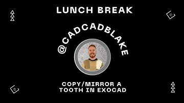 Copy/Mirror a Tooth in Exocad - Ep. 4 - My Lunch Break