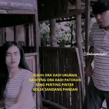 story wa terbaru 30 detik || sing penting pinter golek sandang pangan