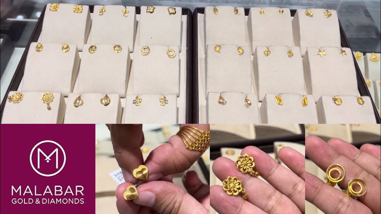Buy Malabar Gold 18 KT Gold Bali Earring for Women Online