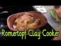 Roast Chicken in a Romertopf Clay Cooker